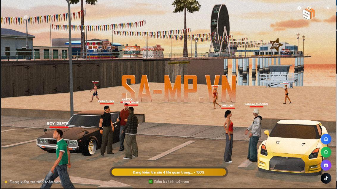 Bước 5 - Cài launcher và vào game