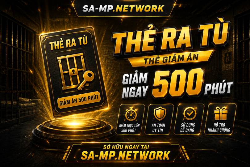 Thẻ giảm án tù 500P IC - OOC